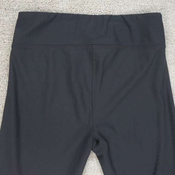 Under Armour Leggings Womens Small Black Heatgear Compression Stretch Crop - Picture 6 of 8